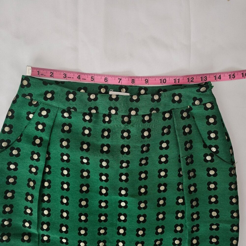 Anthropologie HD In Paris Women's Garden Glimmer Floral Mini Skirt Size US 2 - Picture 11 of 13